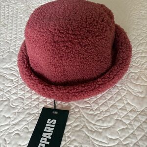 Apparis Amara Faux Fur Bucket Hat. NWT